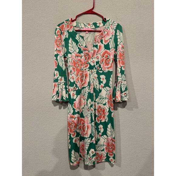 Lilly Pulitzer Women's Size Small Twyla‎ Floral Knee Length Dress Multicolor - Picture 1 of 5